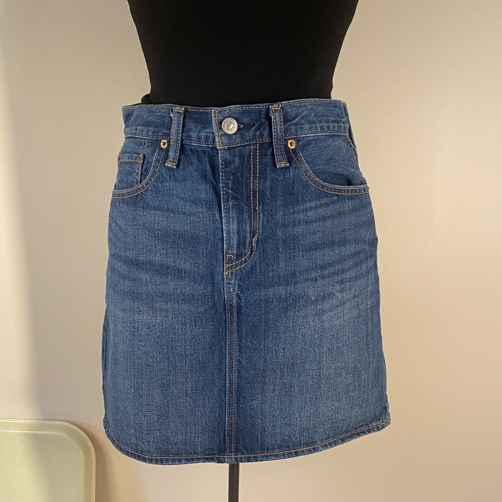 Levi's Dark Blue Mini Skirt - Picture 16 of 16
